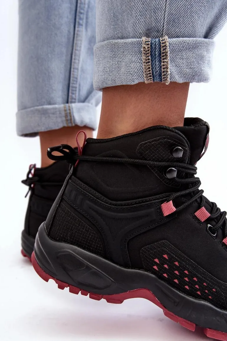 Buty Trekkingowe Trapery Memory Foam System Czarne Big Star MM274562