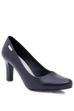 Czółenka damskie Sergio Leone Czarne Matowe Orsola