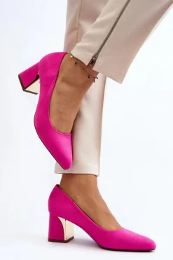 Czółenka Na Słupku Fuksja Stelloria