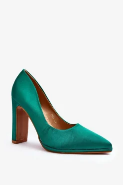 Czółenka Na Słupku Zielone Piatti