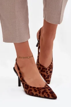 Czółenka Na Szpilce Panterka Phelia