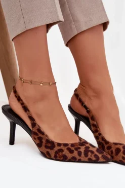 Czółenka Na Szpilce Panterka Phelia