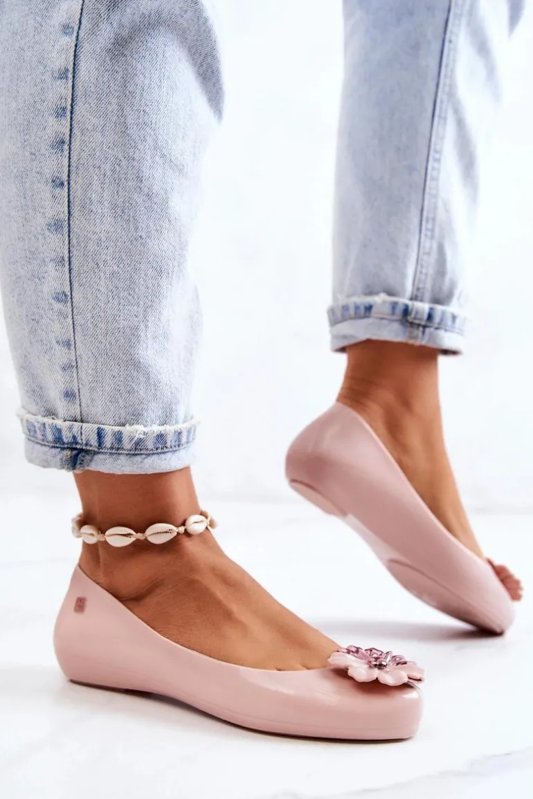 Damskie Baleriny Pachnące Gumowe ZAXY JJ285051 Nude