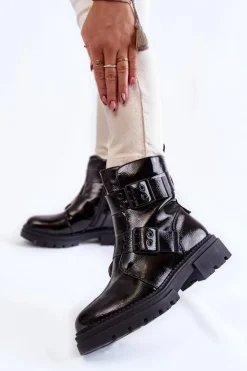 Damskie Botki La.Fi 250007B-LA Czarne