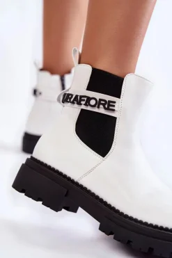 Damskie Botki La.Fi 250005W-PU Białe