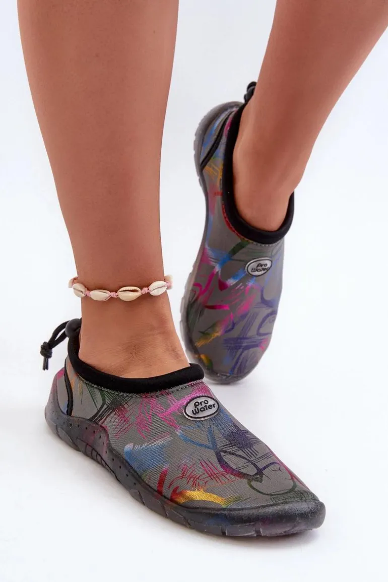 Damskie Buty Do Wody PROWATER PRO-24-48-033L Szare