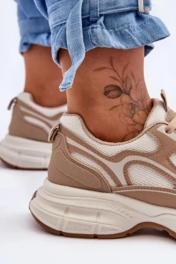 Damskie Buty Sportowe Beżowe Contiro