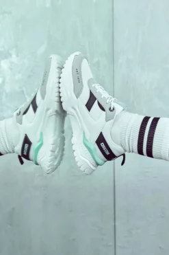 Damskie Buty Sportowe Big Star JJ274A412 Biało-Czarne