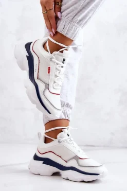 Damskie Buty Sportowe Big Star JJ274A116 Białe