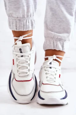 Damskie Buty Sportowe Big Star JJ274A116 Białe