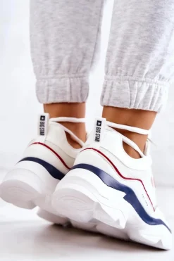 Damskie Buty Sportowe Big Star JJ274A116 Białe