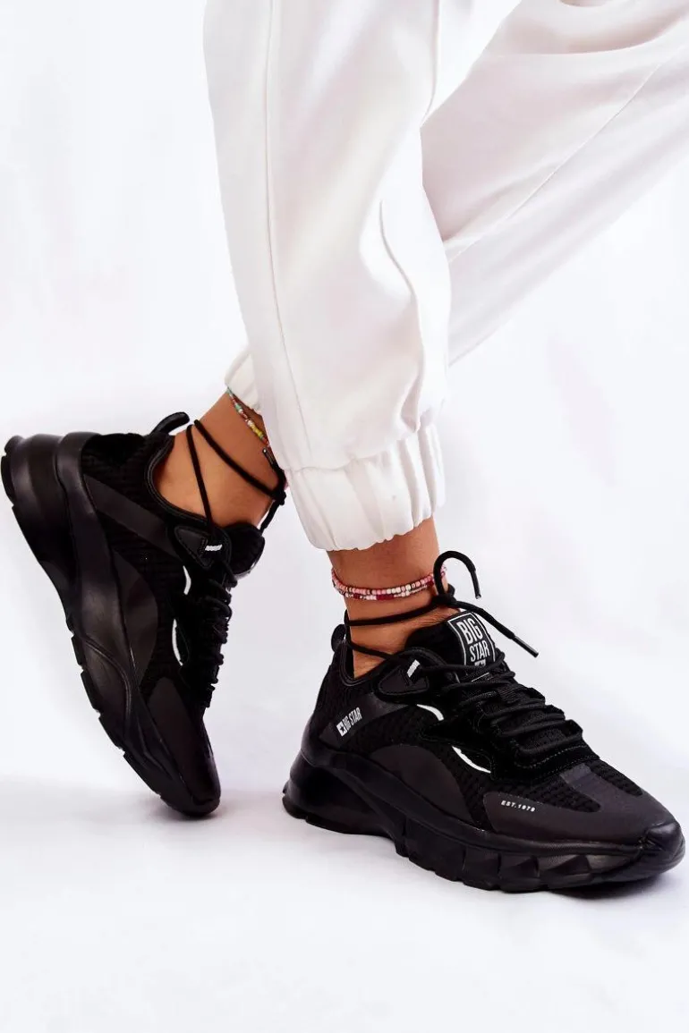 Damskie Buty Sportowe Big Star KK274056 Czarne
