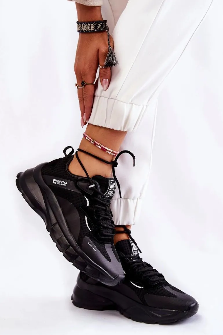 Damskie Buty Sportowe Big Star KK274056 Czarne