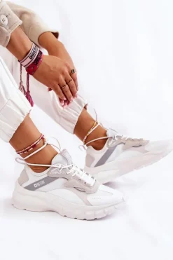 Damskie Buty Sportowe Big Star KK274057 Białe