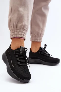 Damskie Buty Sportowe Big Star NN274663 Czarne