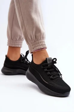 Damskie Buty Sportowe Big Star NN274663 Czarne