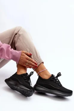 Damskie Buty Sportowe Big Star NN274663 Czarne