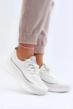 Damskie Buty Sportowe Big Star NN274662 Białe