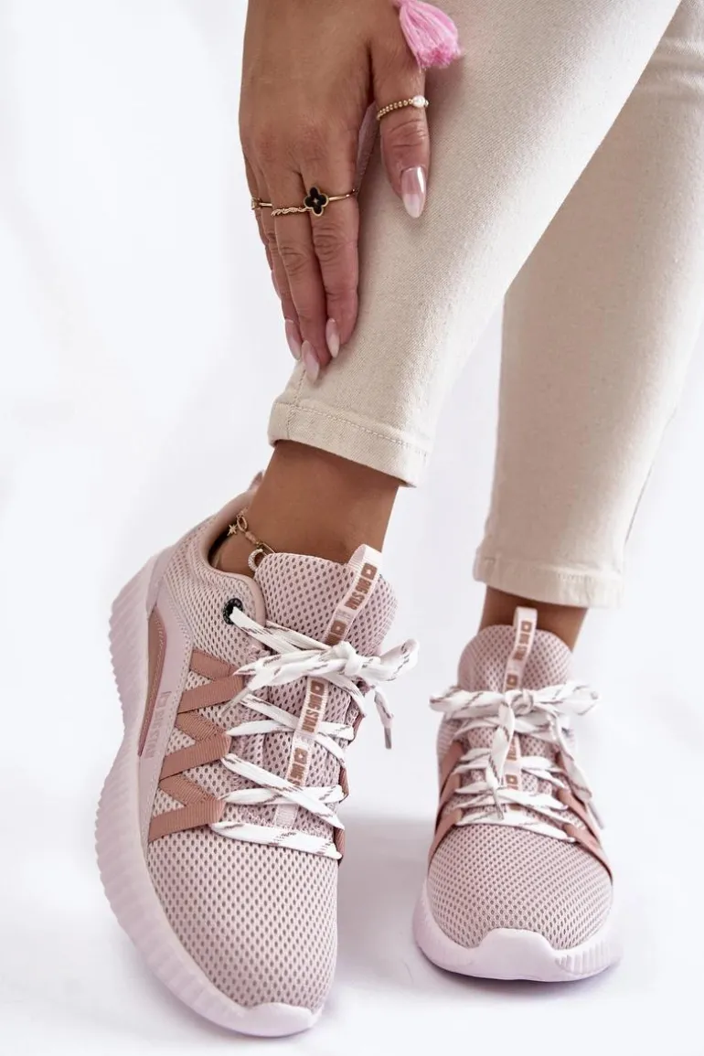 Damskie Buty Sportowe Big Star KK274058 Różowe