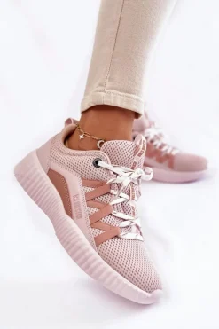 Damskie Buty Sportowe Big Star KK274058 Różowe