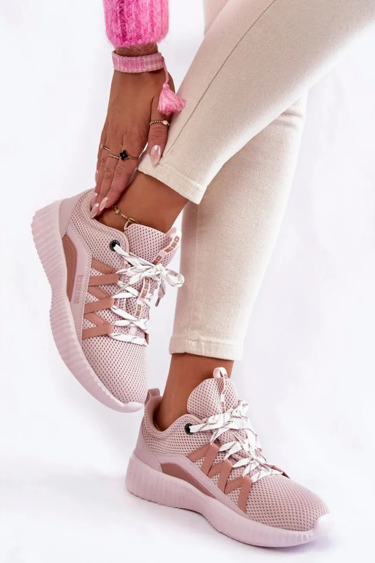 Damskie Buty Sportowe Big Star KK274058 Różowe