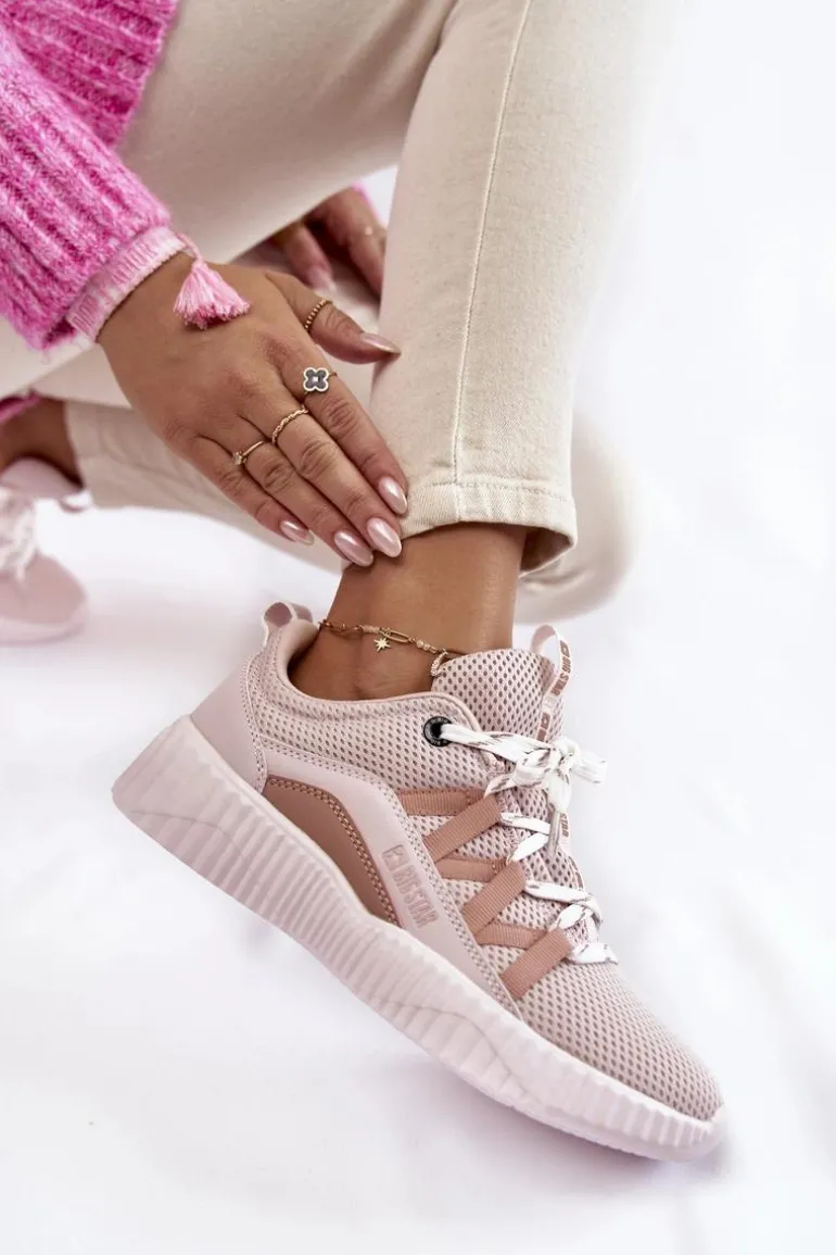 Damskie Buty Sportowe Big Star KK274058 Różowe