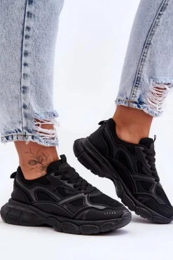 Damskie Buty Sportowe Czarne Contiro