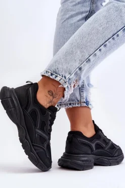 Damskie Buty Sportowe Czarne Contiro