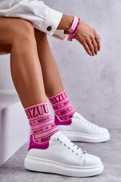 Damskie Buty Sportowe GOE KK2N4074 Białe