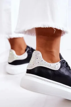 Damskie Buty Sportowe GOE JJ2N4052 Czarno-Białe