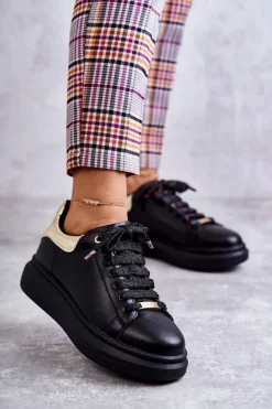 Damskie Buty Sportowe GOE KK2N4073 Czarne