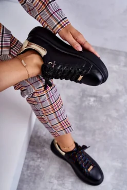 Damskie Buty Sportowe GOE KK2N4073 Czarne