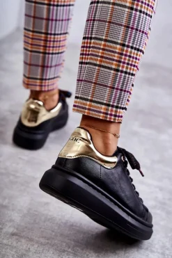 Damskie Buty Sportowe GOE KK2N4073 Czarne