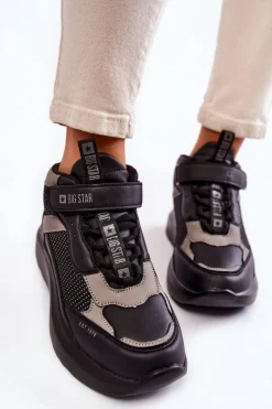 Damskie Buty Sportowe Memory Foam System Big Star KK274403 Czarne