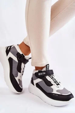 Damskie Buty Sportowe Memory Foam System Big Star KK274405 Białe