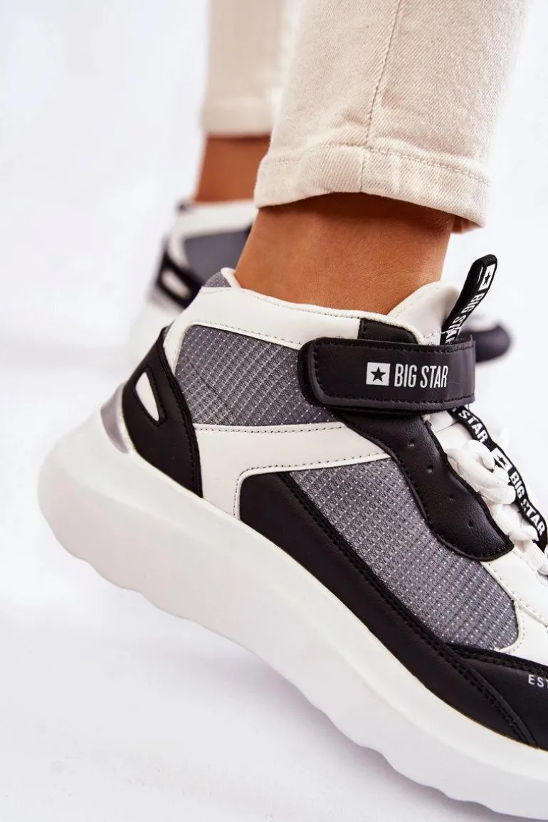 Damskie Buty Sportowe Memory Foam System Big Star KK274405 Białe