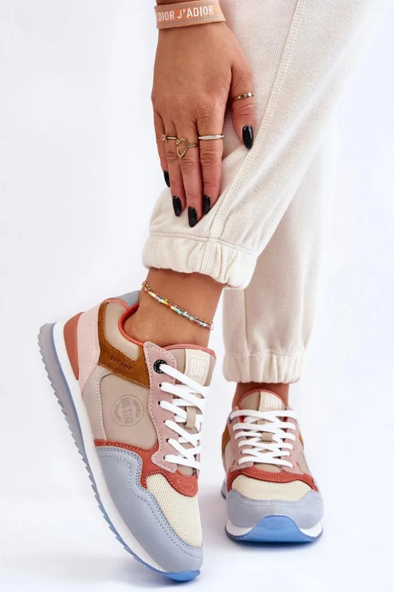 Damskie Buty Sportowe Memory Foam System Big Star LL274348 Multikolor