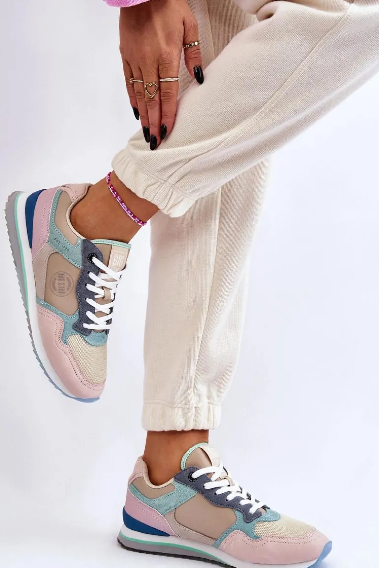 Damskie Buty Sportowe Memory Foam System Big Star LL274347 Multikolor