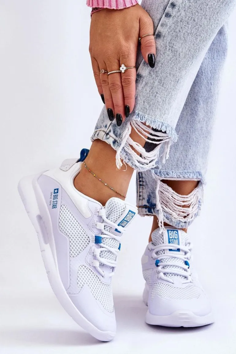 Damskie Buty Sportowe Sneakersy Big Star LL274373 Białe