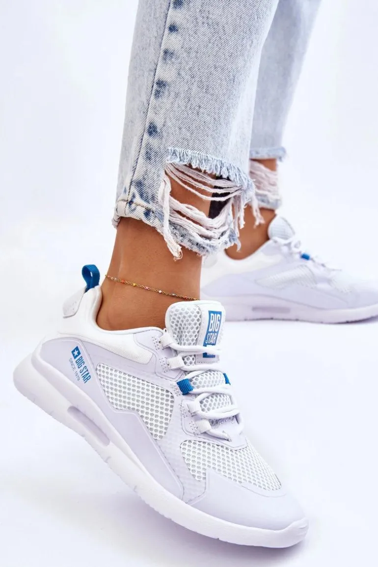 Damskie Buty Sportowe Sneakersy Big Star LL274373 Białe