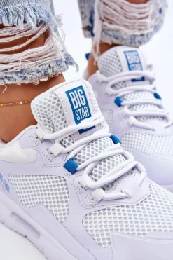 Damskie Buty Sportowe Sneakersy Big Star LL274373 Białe