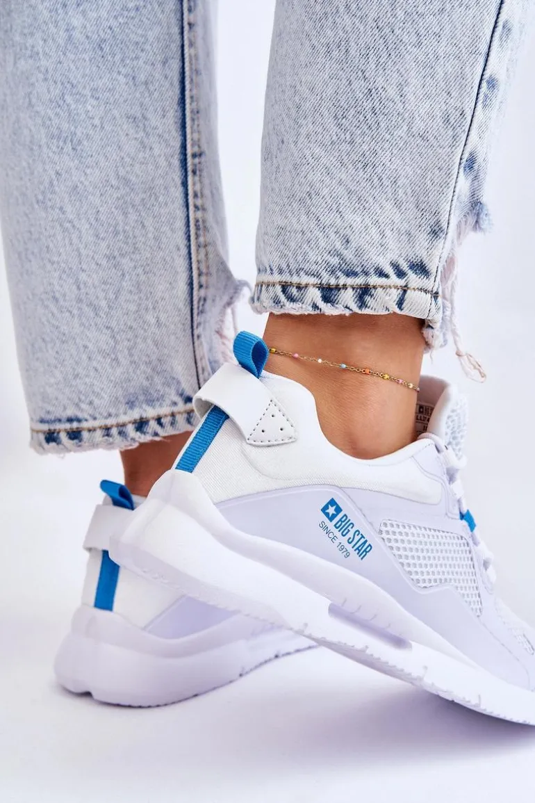 Damskie Buty Sportowe Sneakersy Big Star LL274373 Białe