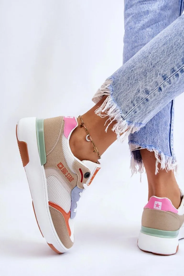 Damskie Buty Sportowe Sneakersy Big Star LL274437 Multikolor