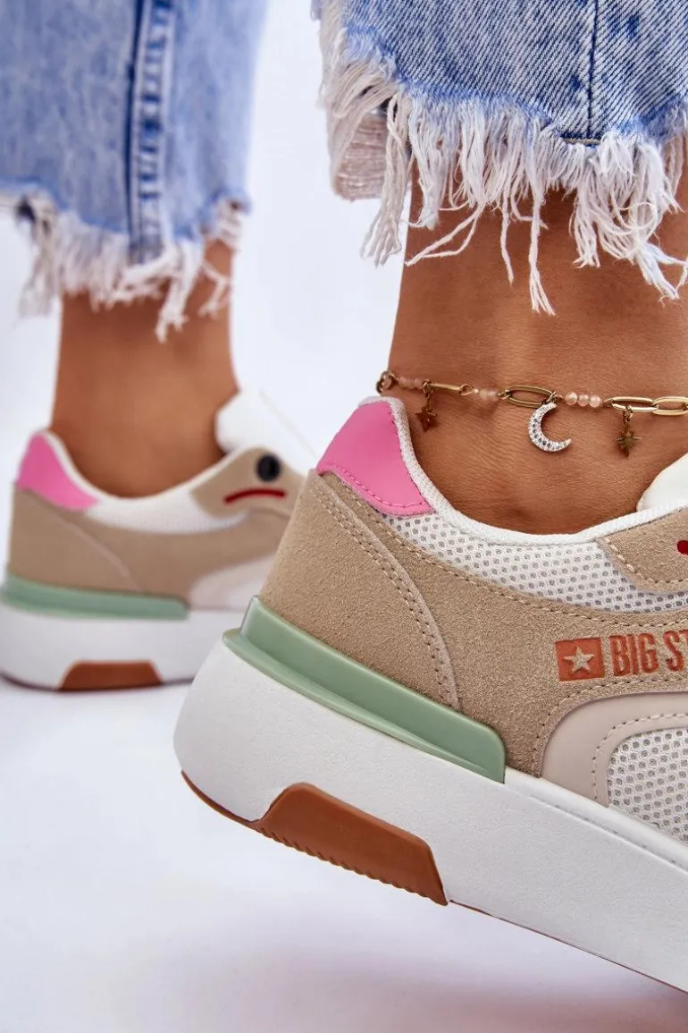 Damskie Buty Sportowe Sneakersy Big Star LL274437 Multikolor