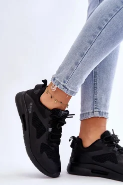 Damskie Buty Sportowe Sneakersy Big Star LL274372 Czarne