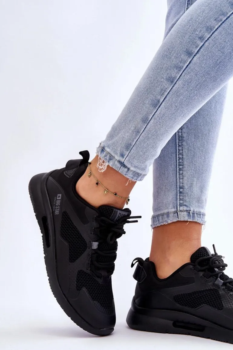 Damskie Buty Sportowe Sneakersy Big Star LL274372 Czarne