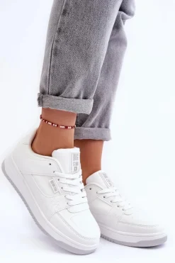 Damskie Buty Sportowe Sneakersy Big Star MM274354 Białe
