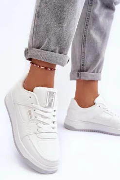 Damskie Buty Sportowe Sneakersy Big Star MM274354 Białe