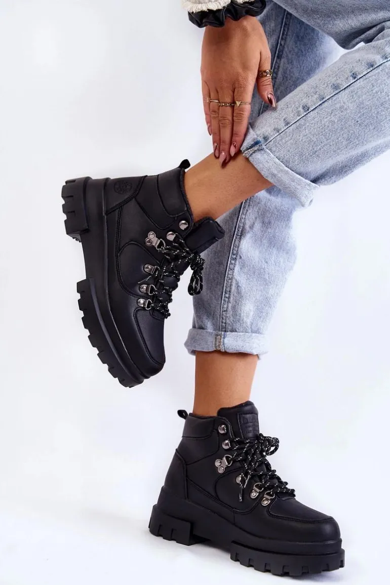 Damskie Buty Trekkingowe Lee Cooper LCJ-22-31-1435 Czarne