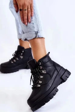 Damskie Buty Trekkingowe Lee Cooper LCJ-22-31-1435 Czarne